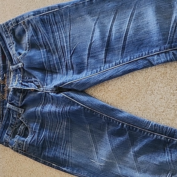 Guess Bootcut Rhinestone Like New Jeans Size 28 - Picture 8 of 13